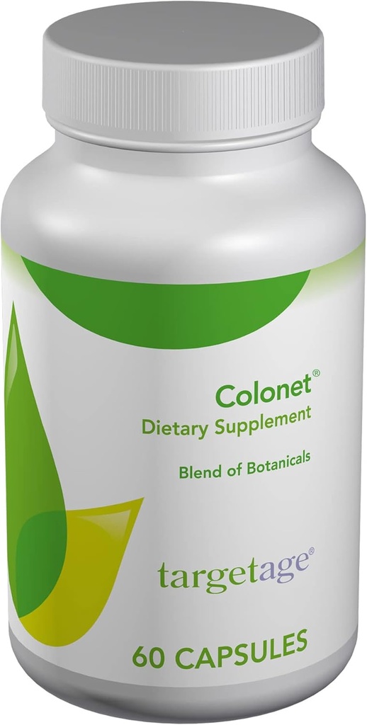 Targetage® by Maison Beljanski® - ColonetTM 다이어트 보충 - 콜론 클렌징 및 소화 건강 - 60 캡슐