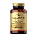 Solgar Melatonin 5 mg, 120 Nuggets - Relaxation & Rest - 임상적으로 Studied Melatonin - Vegan, Gluten Free, Dairy Free, Kosher - 120 서빙