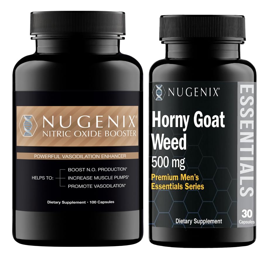 Nugenix Nitric 산화물 승압기 및 Horny Goat는 남자를 위한 보충교재를 잡았습니다