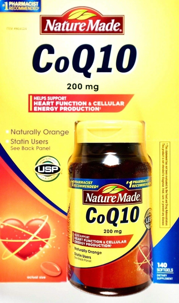 성격은 Coq10 200 Mg, 자연적으로 오렌지, 가치 크기, 140 조사 Softgels를 만들었습니다