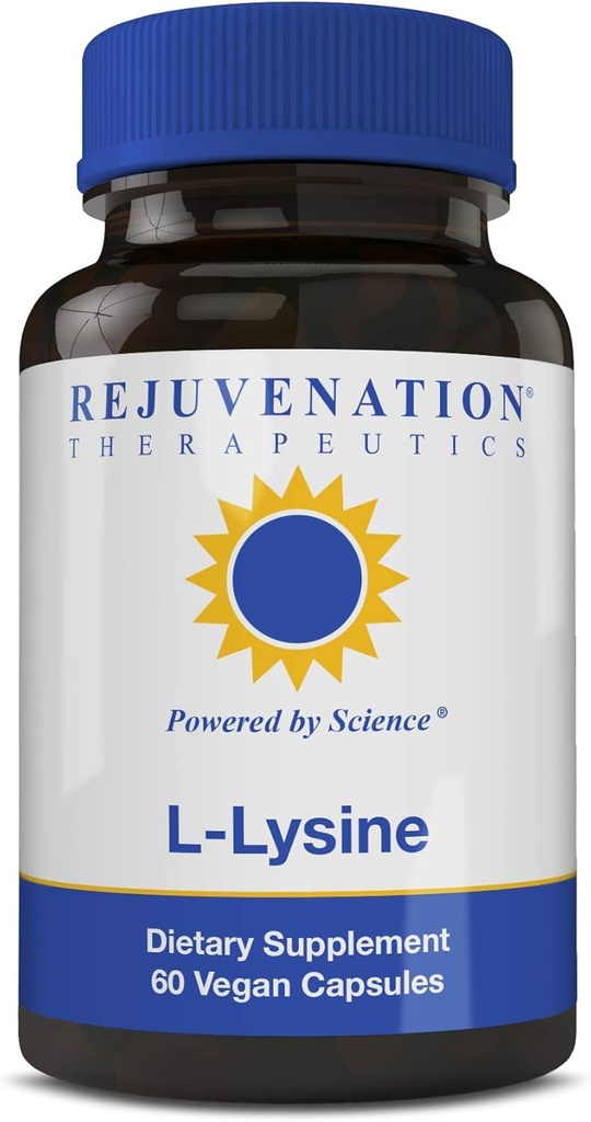 회춘 치료 - L-Lysine, 지원 건강한 피부 (60 Vegan 캡슐, 500mg)