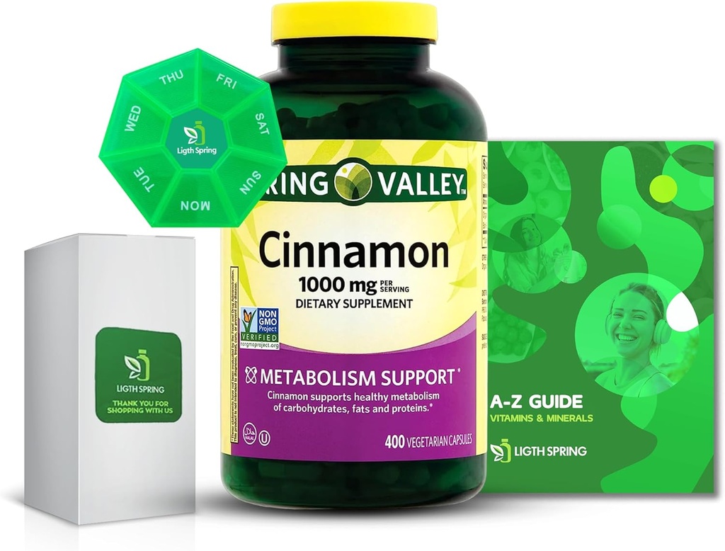 Cinnamon 1000mg 규정식 보충교재 캡슐, 뭉치 독점적인 더 나은 Ligth&Spring 가이드를 가진 400 조사