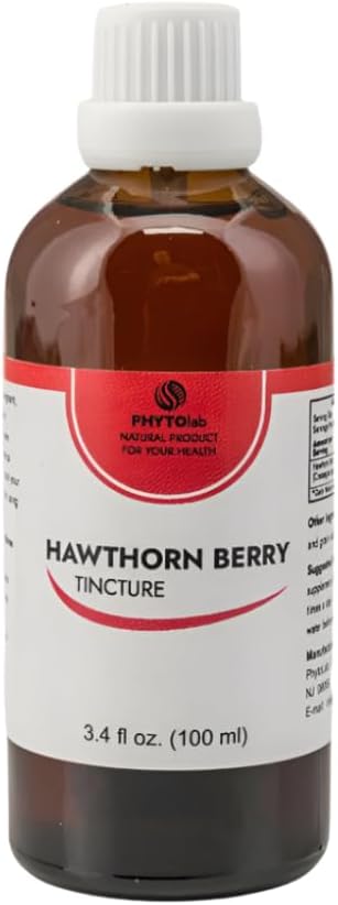 PhytoLab 호손 Tincture 3.4 fl oz (100 ml)