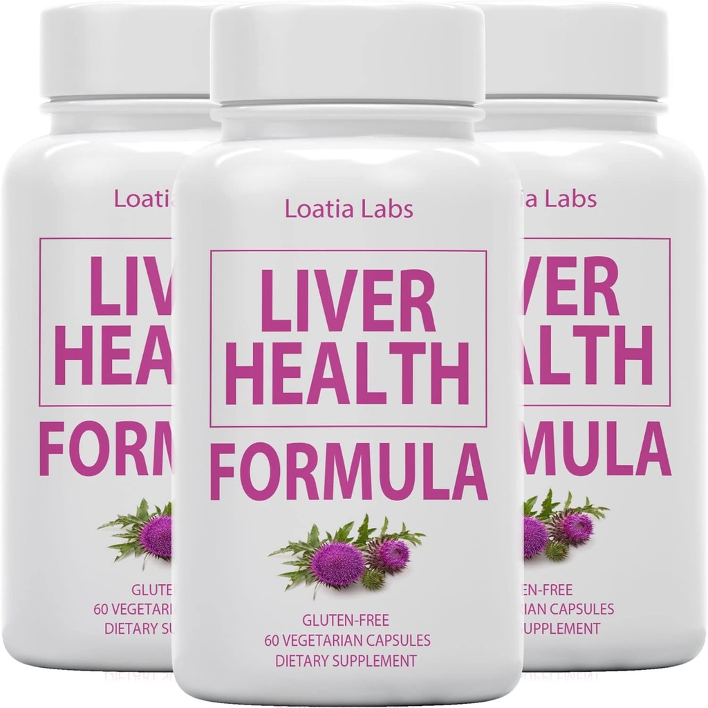 (3 팩) Liver Health Formula, Cleanse, Detox, Flush, 수리 Fatty Liver 지원, Artichoke, 우유 이틀, Dandelion, Beet, Berberine, 순수 천연 슈퍼 스타 연구, Vegan 캡슐 보충