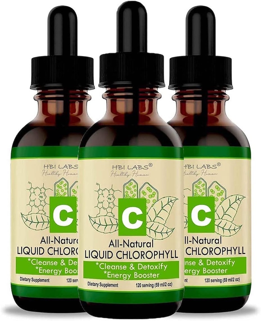 Chlorophyll 물 자연적인 Chlorophyll 농축물 (3 팩)를 위한 액체 하락