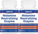 DAO 효소 보충교재 Histamine Diamine Oxidase 보충교재 매끄러운 소화를 위한 - 미국에서 만드는 - 60 Softgels (2개의 병)