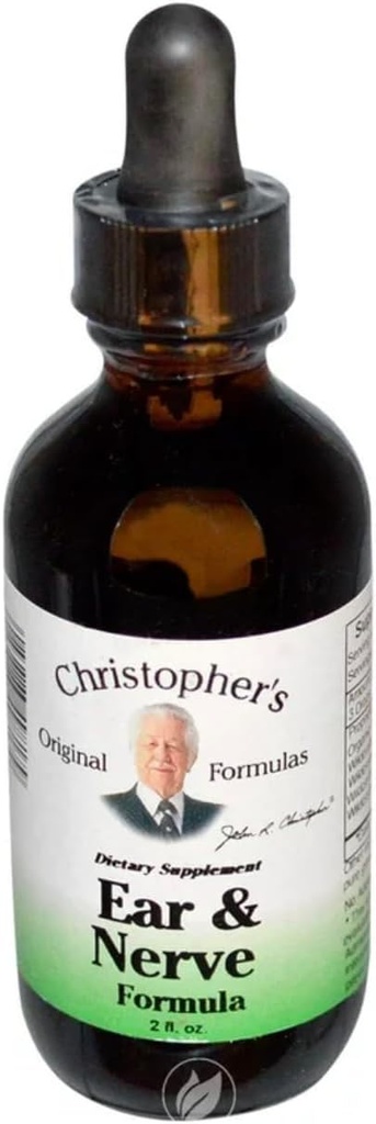Christopher의 Original Formulas Ear 및 Nerve Extract, Nervous System Support, 2 fl oz - 2 팩