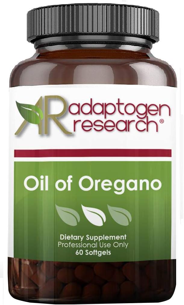 Oregano Softgels의 기름 - 높게 집중된 Carvacrol를 가진 Oregano 기름 보충교재 - Intestinal 정화 지원 - 작은 알약 (60 Softgels) 금
