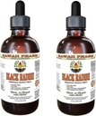 Hawaii Pharm Black Radish Alcohol-Free Liquid Extract, Black Radish (Raphanus Sativus Niger) 건조 뿌리 글리세 라이트 천연 초본 보충 2x2 oz