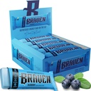 Braven Bar Blueberry Energy Bars (1.59 oz, 20 팩) - 5g Protein이있는 에너지 Chews - 운영, 하이킹 및 스포츠를위한 온 - 이동 에너지 스낵 - 지속 에너지 부스트를위한 글루텐 무료 스낵