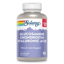SOLARAY Glucosamine Chondroitin Hyaluronic 산, 강화된 흡수를 위한 건강한 뼈와 합동 지원 보충교재 플러스 비타민 C, 실험실 확인되는, 60 일 보장, 60의 서빙, 180의 VegCaps