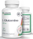 L 글루타민 1000mg | 근육 조직에 대한 규정식 보충교재 | Gut Health and Lining의 비 GMO L 글루타민 | 불확실한 약 (100 개)