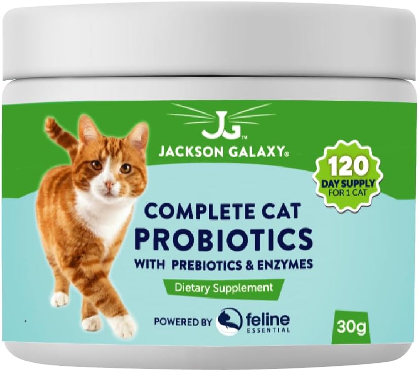 Prebiotics & Enzymes by Jackson Galaxy - 소화 지원, 면역 지원 다이어트 보충 - 미국에서 만든