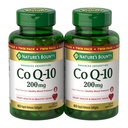 Nature 's Bounty CoQ10 200 mg Softgels, 심장 건강 및 세포 에너지 지원, 쌍둥이 팩, 160 급속한 방출 Softgels