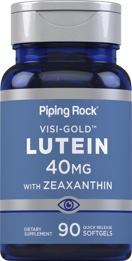 Zeaxanthin 40mg의 핑 락 루테인 | 90 Softgels | Marigold Extract의 눈 건강 보충 | Non-GMO, 글루텐 프리