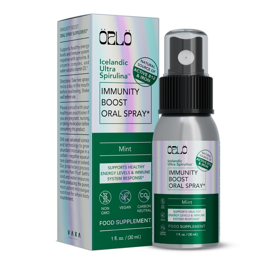 Orlo Immunity는 성인 살포를 위한 Multivitamin 보충교재를 밀어줍니다 - Spirulina, 생물 활성 비타민 B Complex, B12 Methylcobalamin, 비타민 D3 - 에너지, 두뇌 & 면역력 (60의 서빙까지)