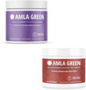Amla Powder & Green Tea Superfood Supplement, 산화 방지제 지원, Elderberry (90 서빙) 및 Hibiscus (30 서빙), 유기, 비건