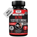 Kaya Naturals Ultra Testosterone - Tongkat Ali, Horny Goat Weed, Tribulus와 남성 테스토스테론 부스터 - 에너지, 체력 및 힘 부스터에 대한 천연 운동 보충 - 90 카운트