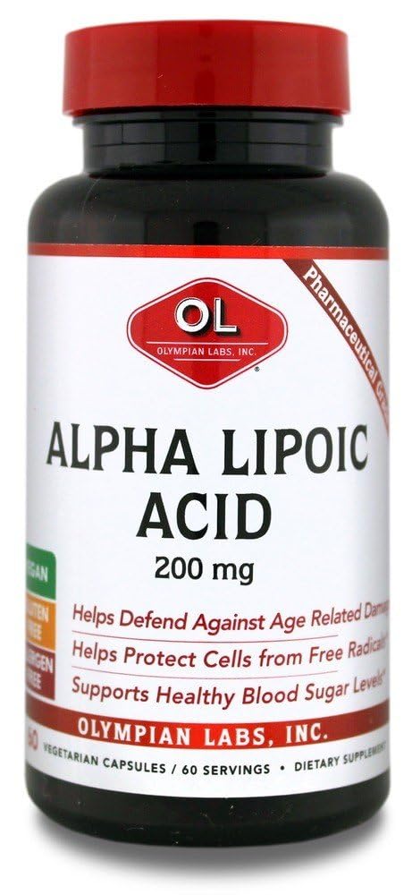 OLYMPIAN LABS 알파 Lipoic 산 200 Mg, 0.15 파운드