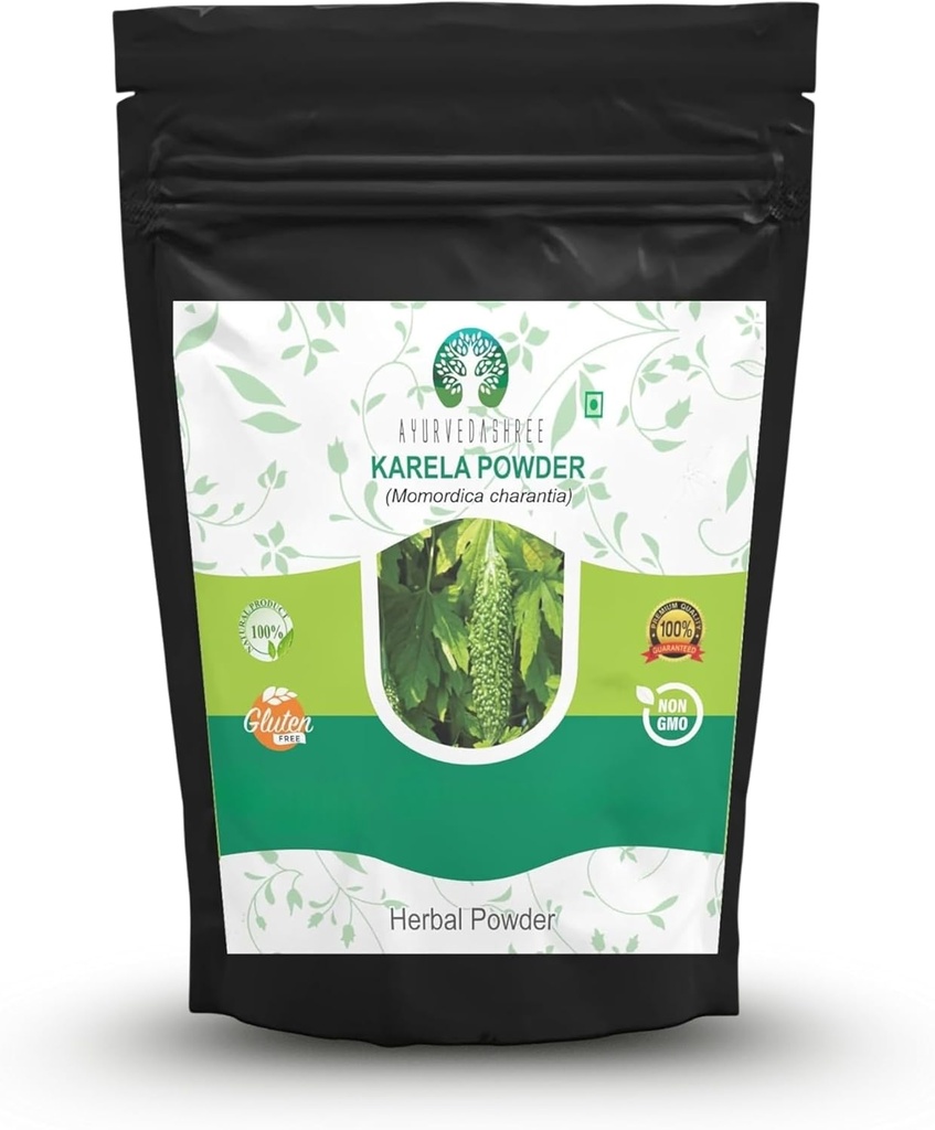Bitter Melon Powder 200 Gm I Momordica Charantia/Karela 과일 분말 I Ayurvedic 허브 I Support Liver Function I 초본 보충 I 지원 피부와 Stomach