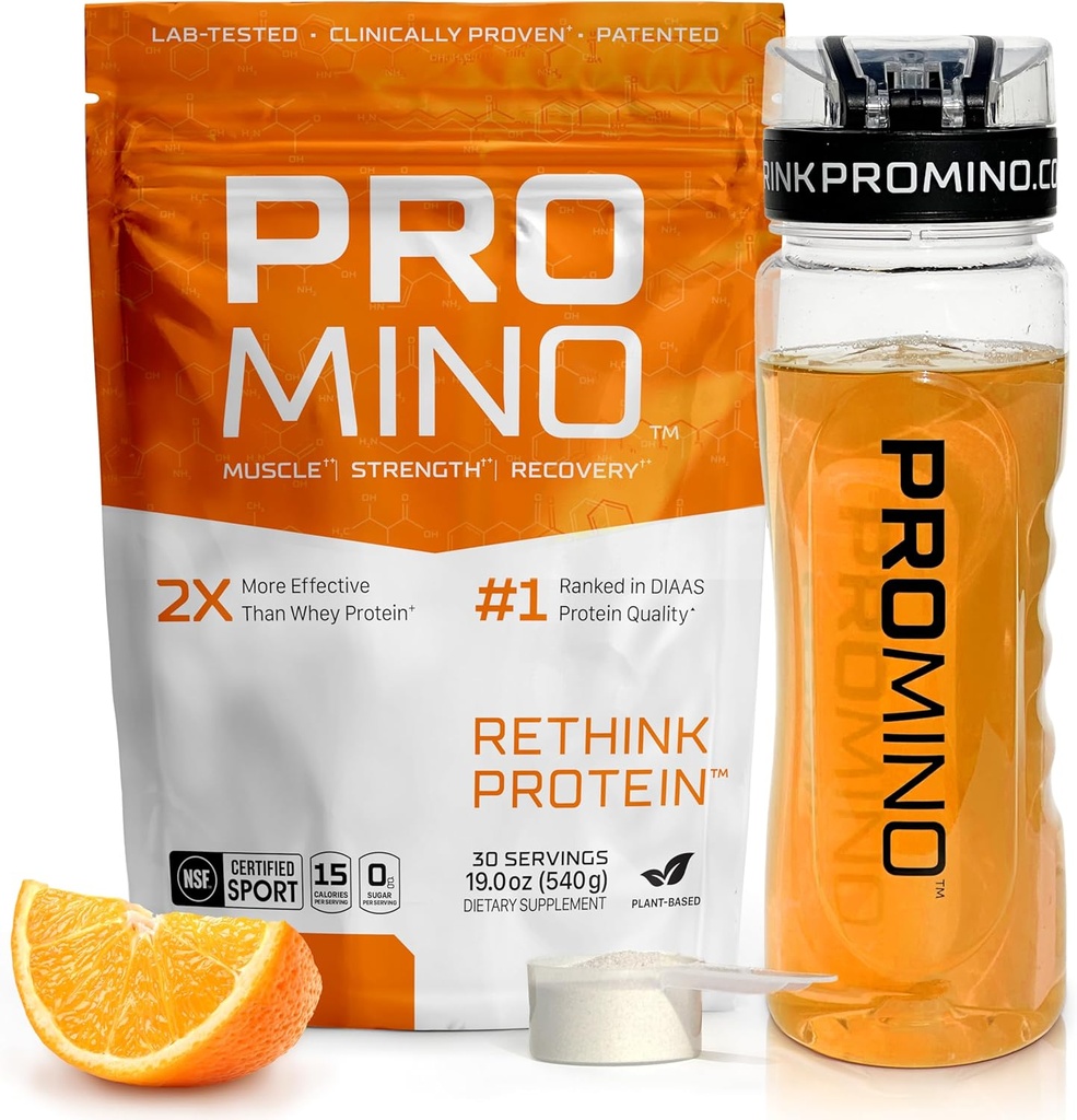 Rethink Protein, 2X Whey Protein, Mega-Dose Leucine (EAA + BCAA), Ultra-Fast-Acting Muscle Recovery, NSF 인증, 근육을 잠자기 동안 구축 * - 오렌지, 30 서빙
