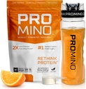 Rethink Protein, 2X Whey Protein, Mega-Dose Leucine (EAA + BCAA), Ultra-Fast-Acting Muscle Recovery, NSF 인증, 근육을 잠자기 동안 구축 * - 오렌지, 30 서빙
