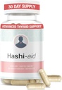 IBDassistTM Hashi Aid Thyroid Support for Women & Men - Hashimoto의 질병 및 Hypothyroidism *에 대한 Thyroid 보충 - Ashwagandha, Selenium, 아연, 필수 비타민 및 기타 - 30 캡슐