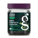 Gaia Herbs Black Elderberry (Sambucus Nigra) Extra Strength Gummies - 맛있는 면역 지원 보충 - Immune 시스템 지원을위한 인증 유기농 블랙 Elderberry로 제작 - 40 Gummies