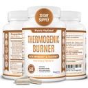 여성을 위한 급속하게 최선의 Thermogenic 뚱뚱한 가열기 - 진보된 대사 지원 & 에너지 승압기 - 자연적인 성분, Vegan-Friendly, Non-GMO - 60의 캡슐