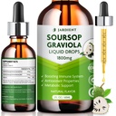Soursop Bitters 추출물 액체 기름: Graviola Soursop 추출물 - 세포 지원과 재생 Soursop Tincture 식용 2개 fl oz, 60ml를 위한 유기