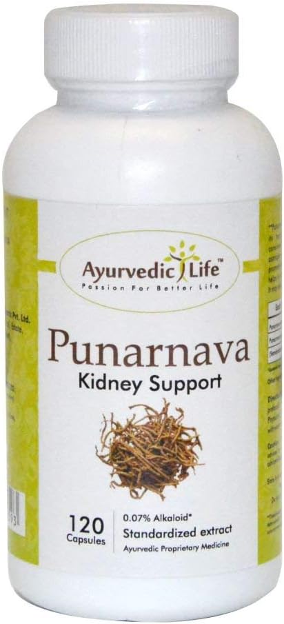 초본 Punarnava 캡슐 350mg 캡슐, 자연적인, 지원 Kidney 기능, Gut 건강 & 건강한 소화 -120 조사