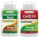 제일 자연적인 Dandelion 뿌리 520 mg & 이산화탄소 100 mg