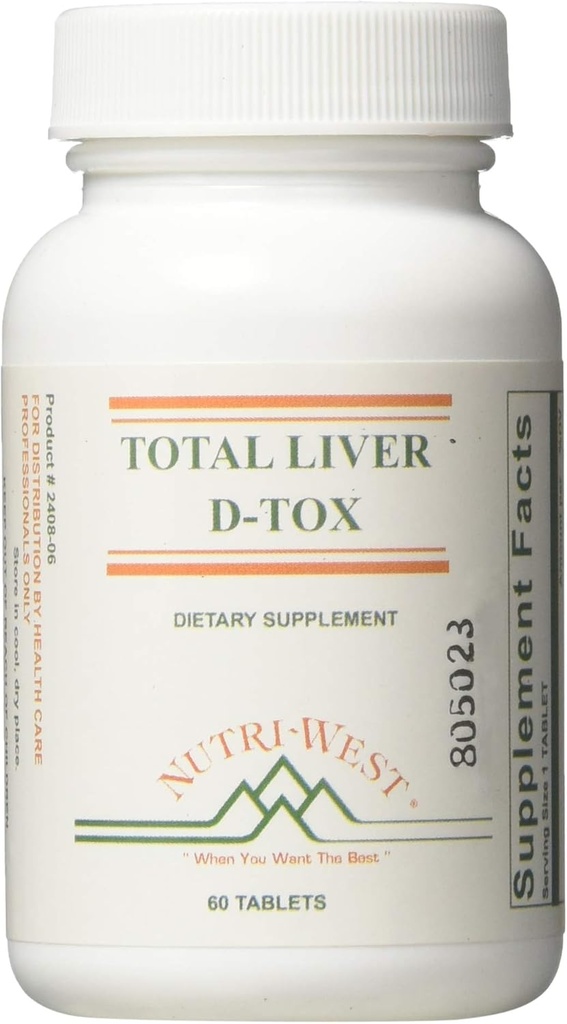 Nutri-West - 총 Liver-D-Tox - 60