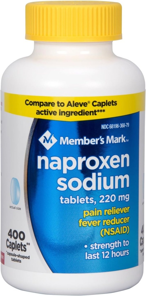 회원 마크 220 mg Naproxen 나트륨 (400 ct.) 회원 마크
