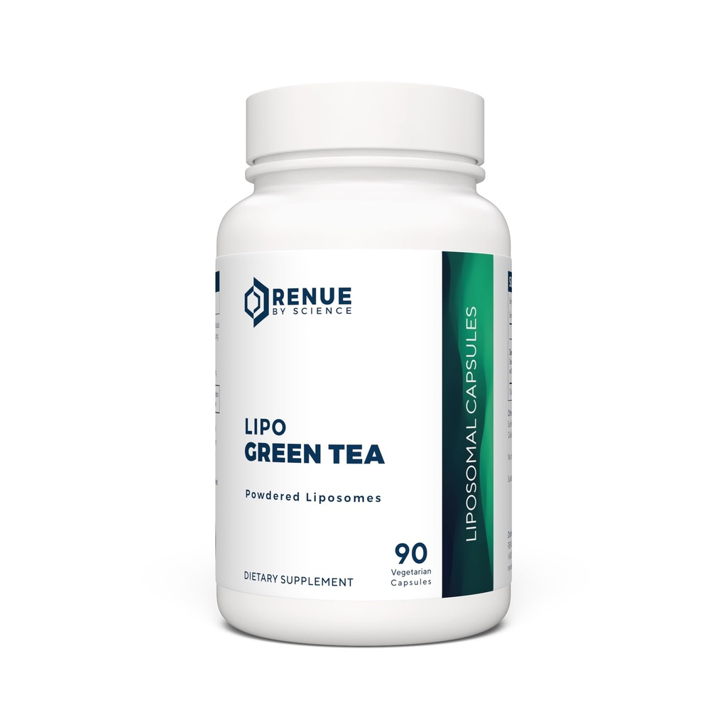 renue By Science Green Tea Extract | 고 강도 Liposomal 보충 | 90 캡슐 - 75mg Green Tea per 서빙 | Non-GMO | 미국에서 제작 및 제 3 자 시험