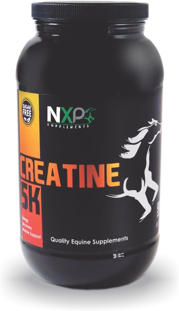 Creatine 5K - 에너지 근육 지원 회복 힘 힘 내구시간 체력은 말 5 lb (90 서빙)를 위한 보충합니다