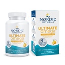물고기 젤라틴, 레몬 맛의 Nordic Naturals Ultimate Omega - 60 소프트 젤 - 1280 mg 오메가-3 - 고순도 생선 오일 보충 - EPA 및 DHA - 뇌 및 심장 건강 촉진 - Non-GMO - 30 서빙