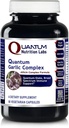 Quantum Nutrition Labs Quantum Garlic Complex - 마늘 Allicin 보충제, 마늘 알약, Allicin 추출물, 마늘 추출물, 유기 마늘 캡슐, 면역 지원 - 60 채식 캡슐