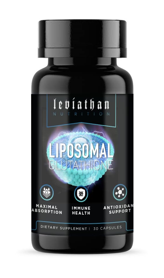 Leviathan 영양 Liposomal 글루타티온 캡슐, 30 조사, 최대 흡수, 면역력, 산화 방지제 지원