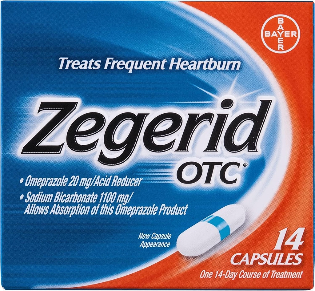 ZEGERID OTC CAPS 14 캡슐 (2 팩)