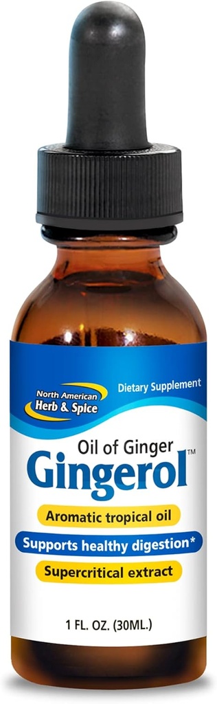 북미 허브와 향신료, Gingerol, 생강 오일, 1-Ounce