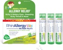 Boiron RhinAllergy Kids는 뱀, 토끼 코, 그리고 가려운 눈 또는 목구멍의 알레르기 증상에서 완화를위한 펠릿 - 3 개 (240 펠릿)