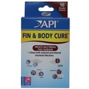 API FIN & BODY CURE 민물 물고기 분말 약물 10-Count 상자