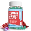 Saffron 보조 식품 Gummies, 긍정적 인 Mood 및 Calm Nerve, Garcinia Cambogia, 비타민 A, B12, Rhodiola Rosea - 60 Gummies와 함께 Boost 에너지