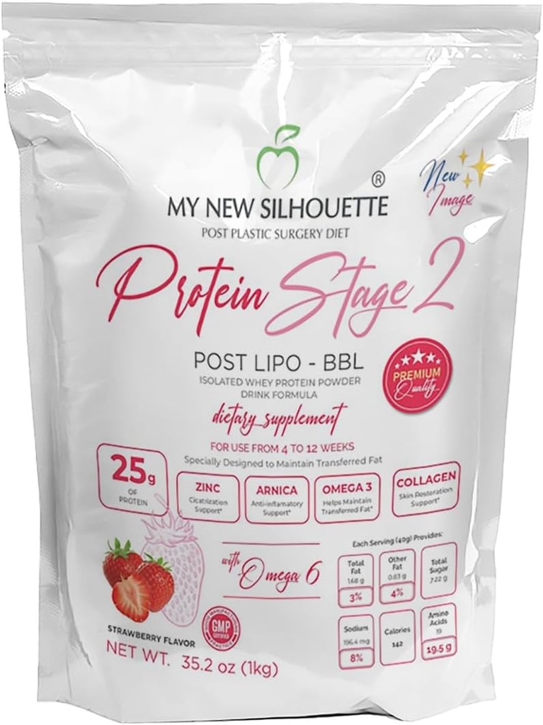 Protein My New Silhouette Stage 2 with omegas + 25 그램 (딸기)