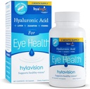 Hyalogic HylaVision Eye Health Supplement - Hyaluronic Acid, Lutein 및 Zeaxanthin 보충제 - 눈 비타민 A, C, E 및 아연을 포함합니다 - Soothe 타이어 눈 (120 캡슐)
