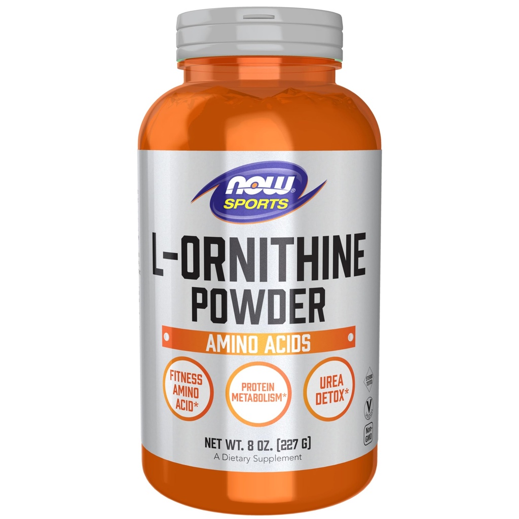 지금 음식 스포츠 영양, L Ornithine 분말, 단백질 Metabolism* 및 Urea Detox*, 아미노산, 8-Ounce