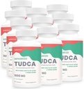 TUDCA Liver는 1000mg를 보충합니다 - 600 Vegan 캡슐, Fulvic와 Humic 산을 가진 Milk 이틀 초본 혼합, 소화 건강