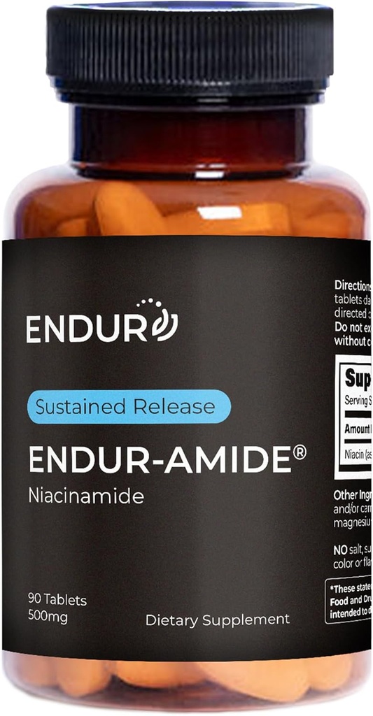 ENDUR-Amide 보충교재, 도움 지원 건강한 시효 & 세포질 웰니스, 도움은 피부 & 전체적인 몸 건강을, 글루텐 자유로운, 500mg (90의 정제) 유지합니다