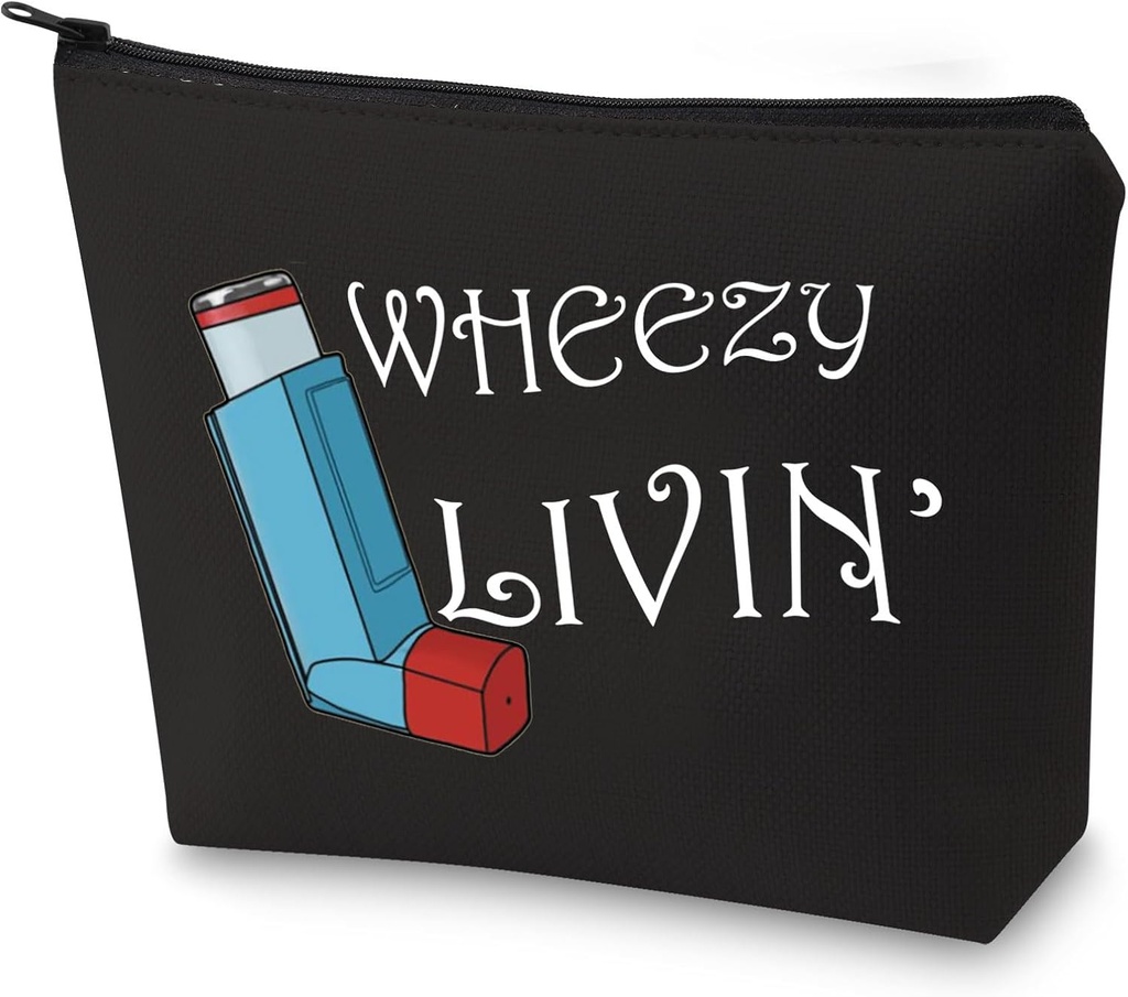 G2TUP Asthma Inhalator 선물 Asthma Inhaler 약 부대 Wheezy Livin' Inhaler 주머니 (장 Livin)